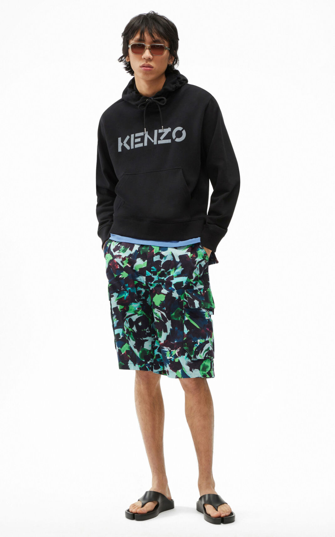 Kenzo Logo フーディ メンズ 黒 - AGVRIX789